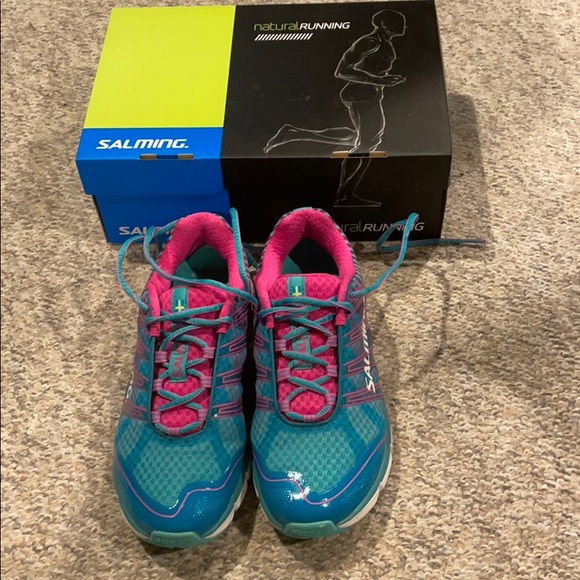 In box Salming running shoes. Sz 9M - Picture 1 of 5